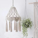 luminaire bohème en macramé