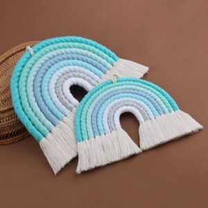 Arc En Ciel Macramé Bleu