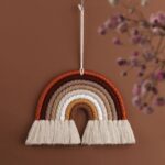 suspension murale arc en ciel terracotta
