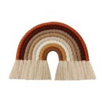 déco murale arc en ciel terracotta