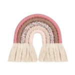 Arc En Ciel Mural Tissu Macramé17