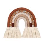 Arc En Ciel Mural Tissu Macramé15