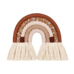 Arc En Ciel Mural Tissu Macramé14