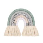Arc En Ciel Mural Tissu Macramé21