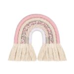 Arc En Ciel Mural Tissu Macramé18