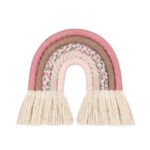 Arc En Ciel Mural Tissu Macramé16
