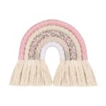 Arc En Ciel Mural Tissu Macramé19
