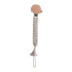 attache tétine en macramé écologique