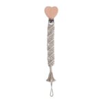 attache tétine macramé personnalisé