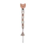 attache tétine fait main en macramé