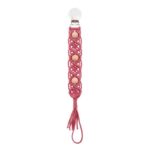 attache tétine macramé perle