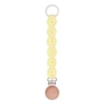 attache tétine ronde macramé