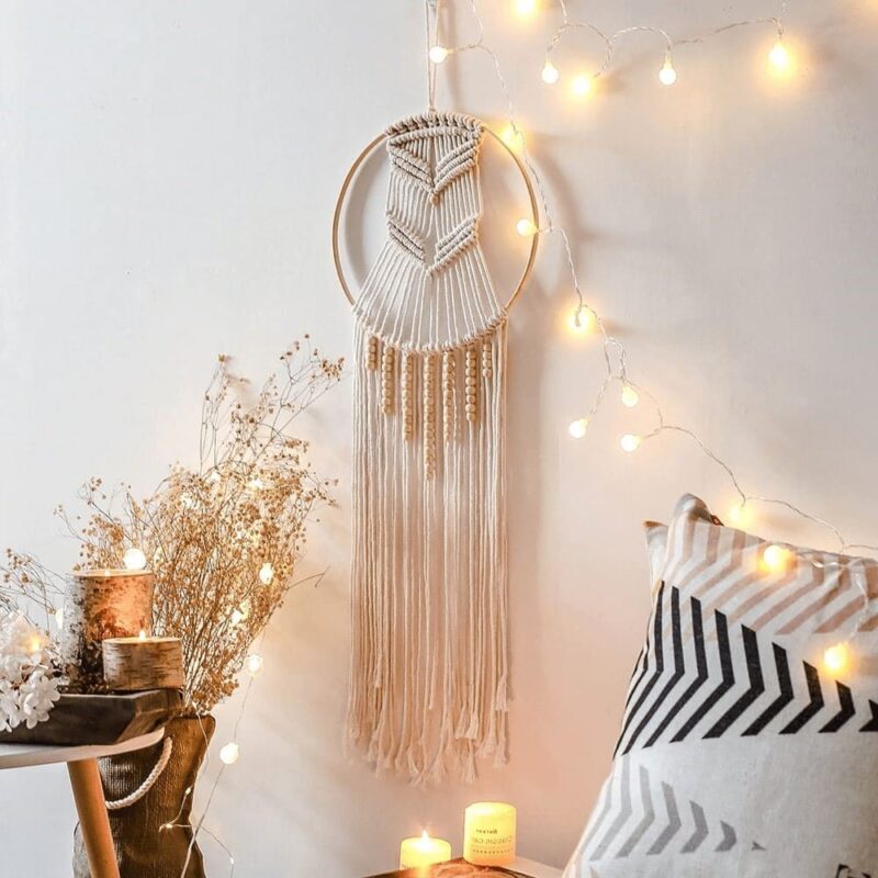 Attrape Rêve Perle Macramé