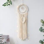 Attrape Rêve Feuille Macramé