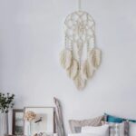 décoration murale attrape rêve macramé