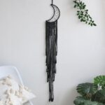 déco murale attrape rêve noir