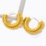 Boucle D'oreille Bohème Macramé242