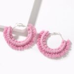 Boucle D'oreille Bohème Macramé245
