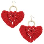 Boucle D'oreille Coton Macramé421