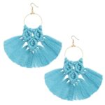 Boucle D'oreille Frange Macramé425