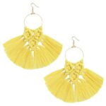 Boucle D'oreille Frange Macramé426