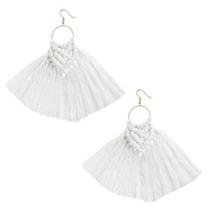 Boucle D'oreille Pampille Macramé429