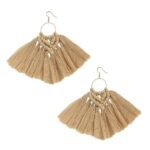 Boucle D'oreille Pampille Macramé430