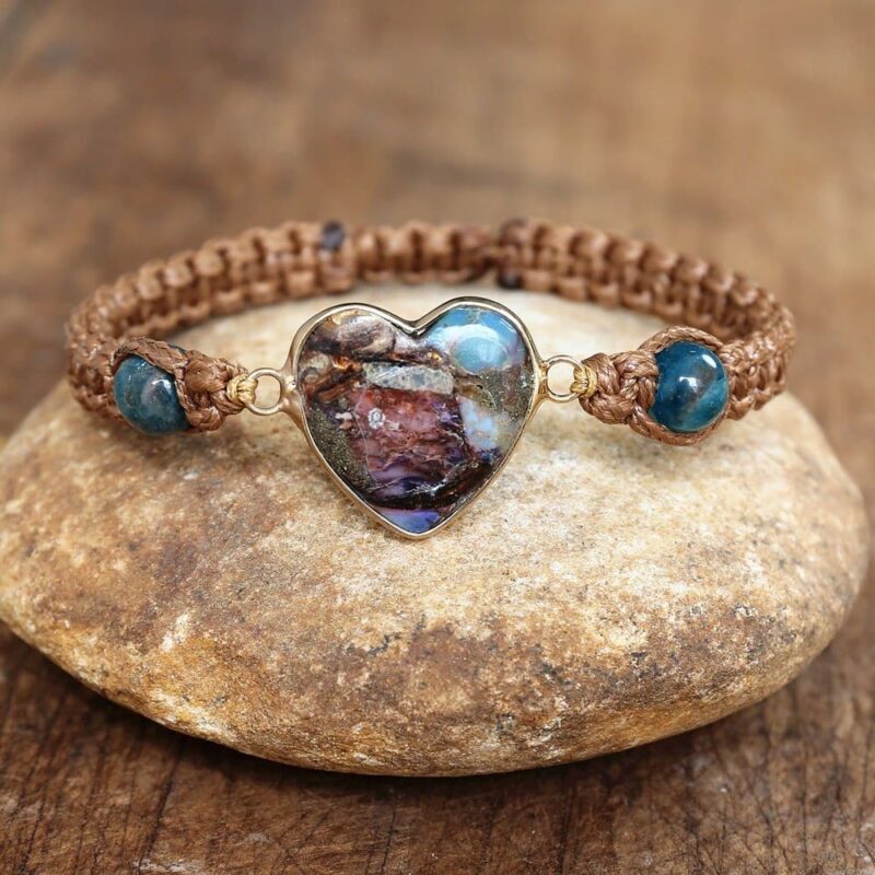 Bracelet Macramé Cœur