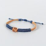 accessoire mode bracelet macramé cuir