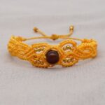Bracelet Macramé Avec Pierre312