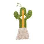 cactus suspendu en macramé