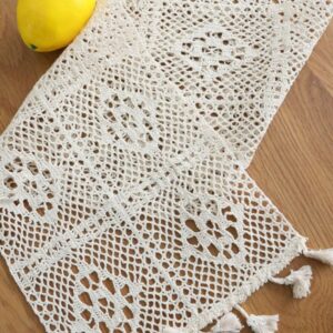 Chemin De Table Dentelle Macramé