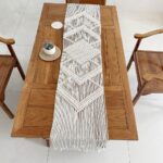 Chemin De Table Macramé Beige