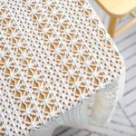 accessoire de décoration macramé blanc