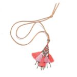 collier style macramé