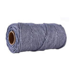 corde en macramé gris pour artisanat 100m