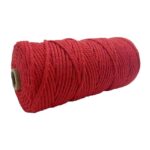 corde rouge macramé 2 mm pour loisirs créatifs