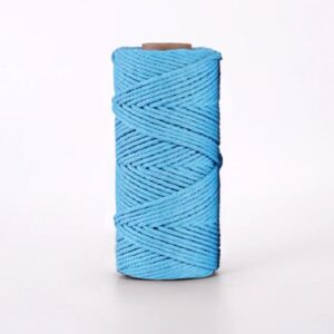 Corde Macramé 4 Mm Bleu 100m