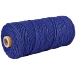 corde macramé 4 mm bleu 100m