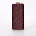 Corde Macramé 4 Mm Bordeaux 100m
