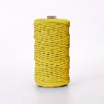 Corde Macramé 4 Mm Jaune 100m