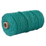 corde verte en macramé 4 mm