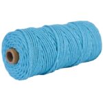 fil macramé bleu 100 mètres