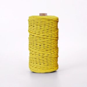 Corde Macramé 2 Mm Jaune 100m