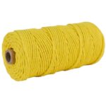 corde macramé jaune 2 mm 100 m