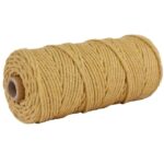 corde macramé 2 mm versatilité marron