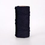 Corde Macramé 2 Mm Noir 100m