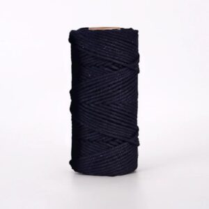 Corde Macramé 2 Mm Noir 100m