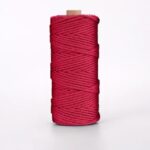 Corde Macramé 2 Mm Rouge 100m