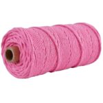 corde rose pour macramé 3 mm